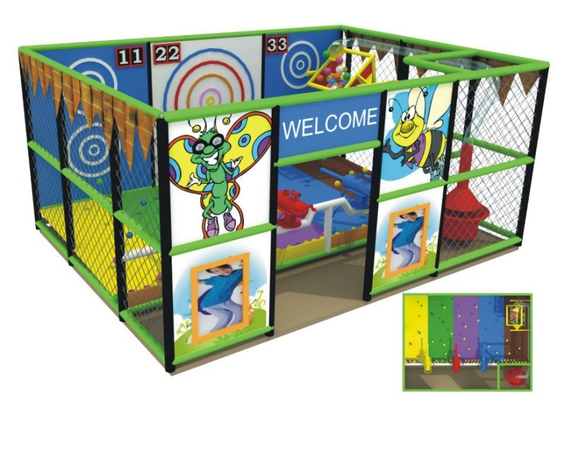 indoor play system for shopping mall