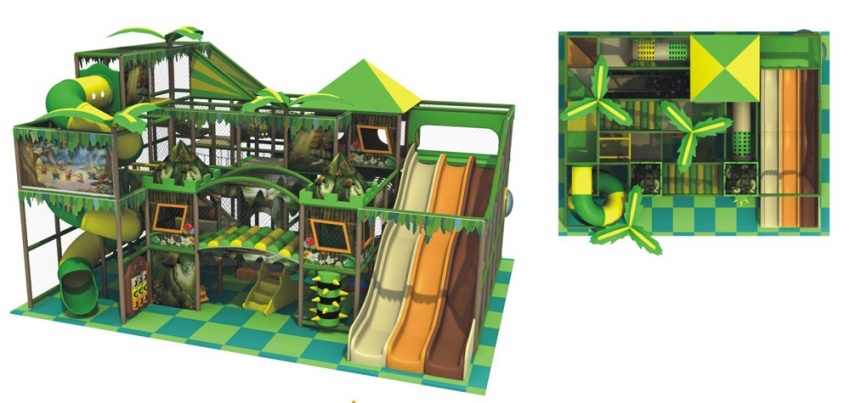 indoor jungle gym for theme park