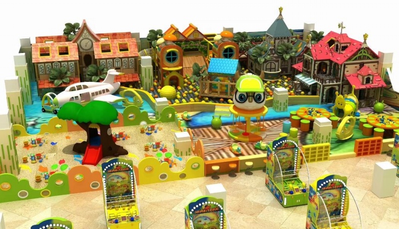 indoor play area for amusement theme park