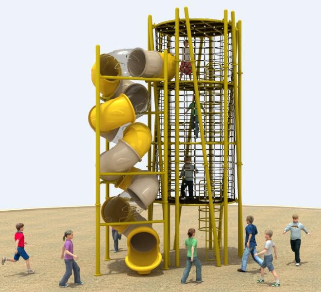 climbing rope playground equipment for theme park