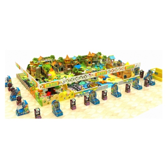 JUNGLE THEME KIDS INDOOR PLAYGROUND SET
