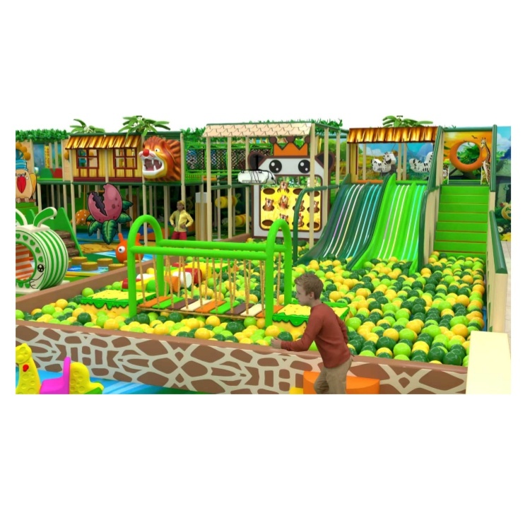 JUNGLE THEME CUSTOMIZED ADNENTURE INDOOR PLAYGROUND FOR KIDS