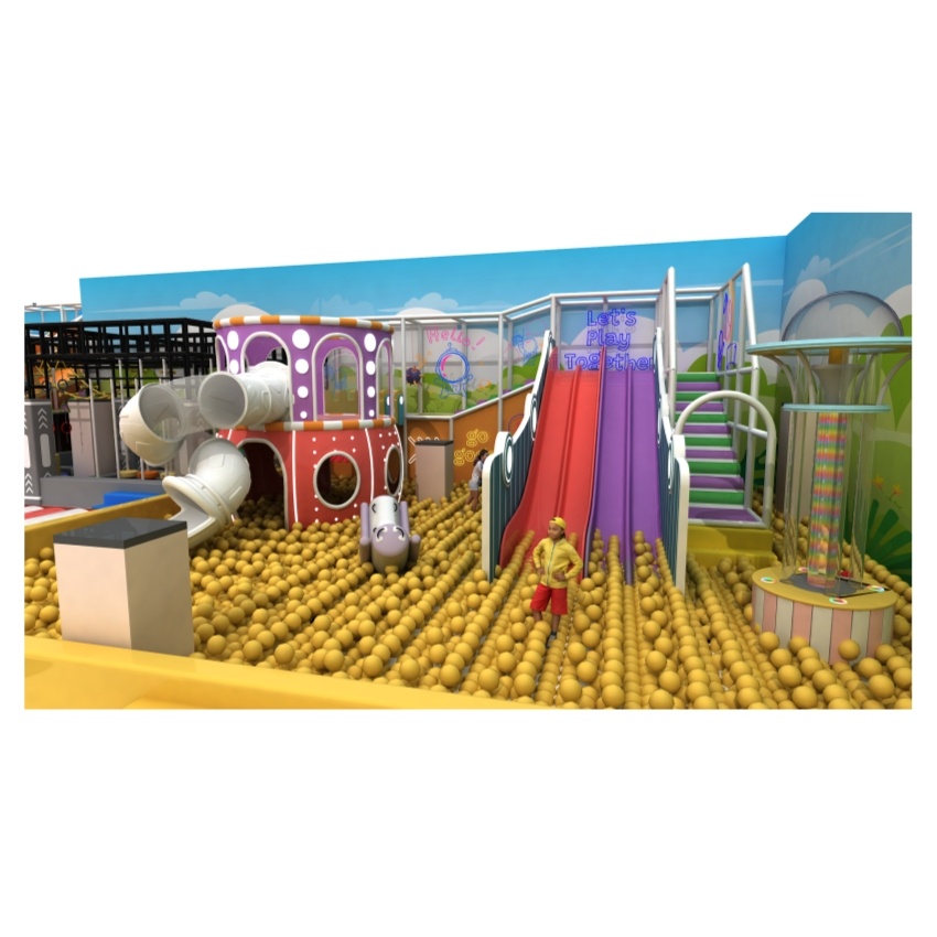 CUSTOMIZED MODULAR AMUSEMENT PARK INDOOR PLAYGROUND EQUIPMENT WITH SOFT PLAY SETS