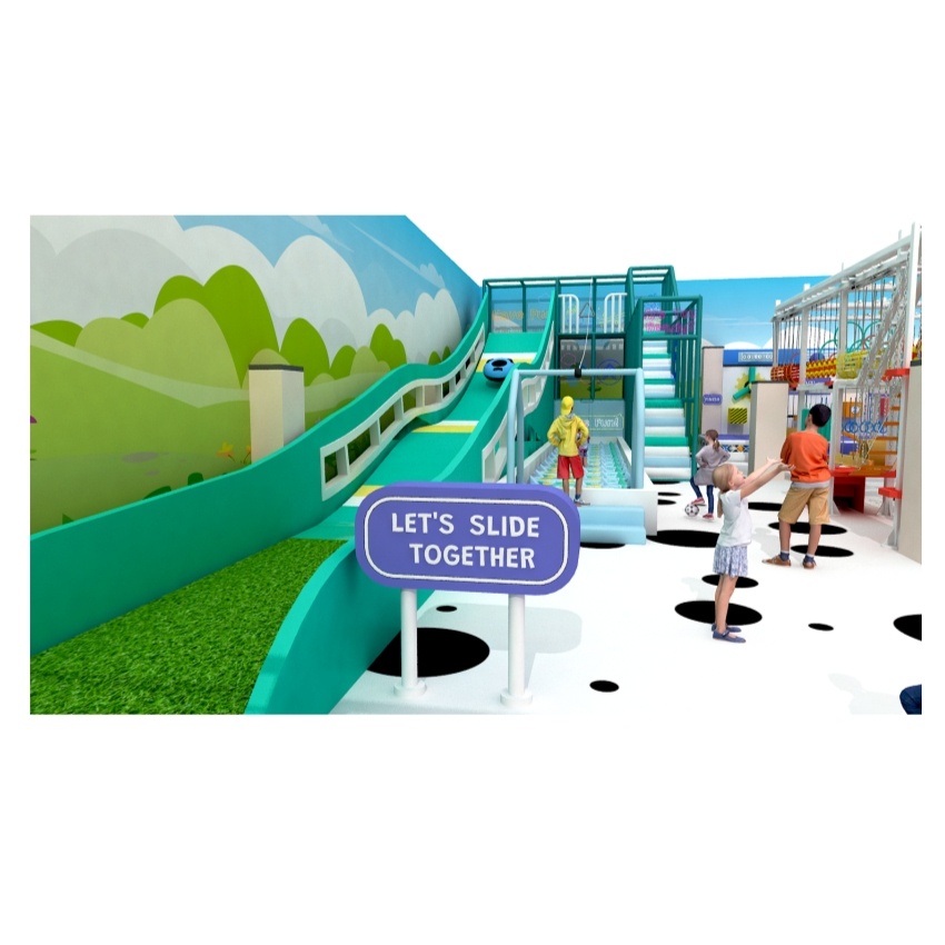 CHILDREN MODULAR INDOOR PLAYGROUND WITH BALL PIT