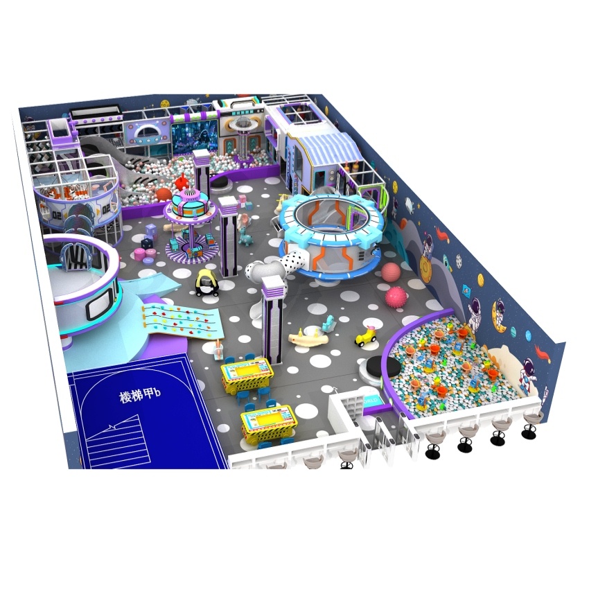 COMMERCIAL CYBERPUNK THEME INDOOR PLAYGROUND FOR CHILDREN