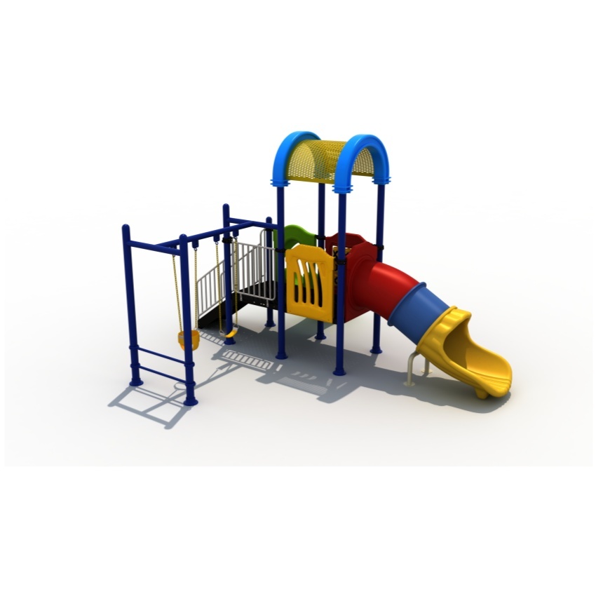 NEW DESIGN OUTDOOR KIDS SLIDE SET WITH SWING