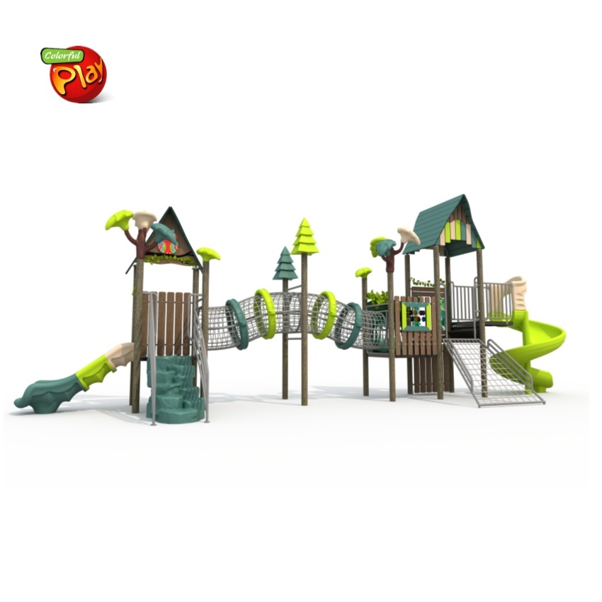 CHILDREN OUTDOOR HDPE PLAYGROUND SET