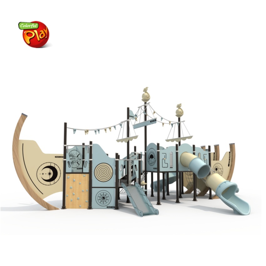 COMMERCIAL OUTDOOR PIRATE SHIP KIDS PLAYGROUND