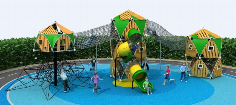 rope climbing play structure