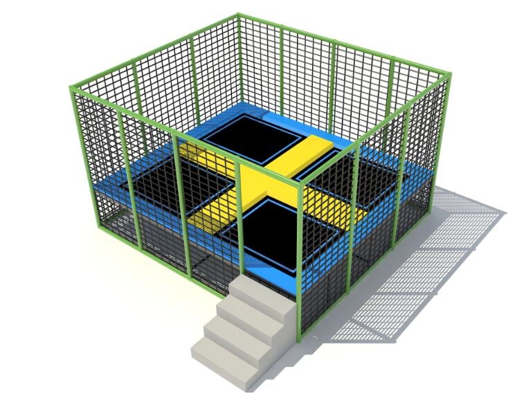 trampoline park sale China-guangzhou colorful play equipment