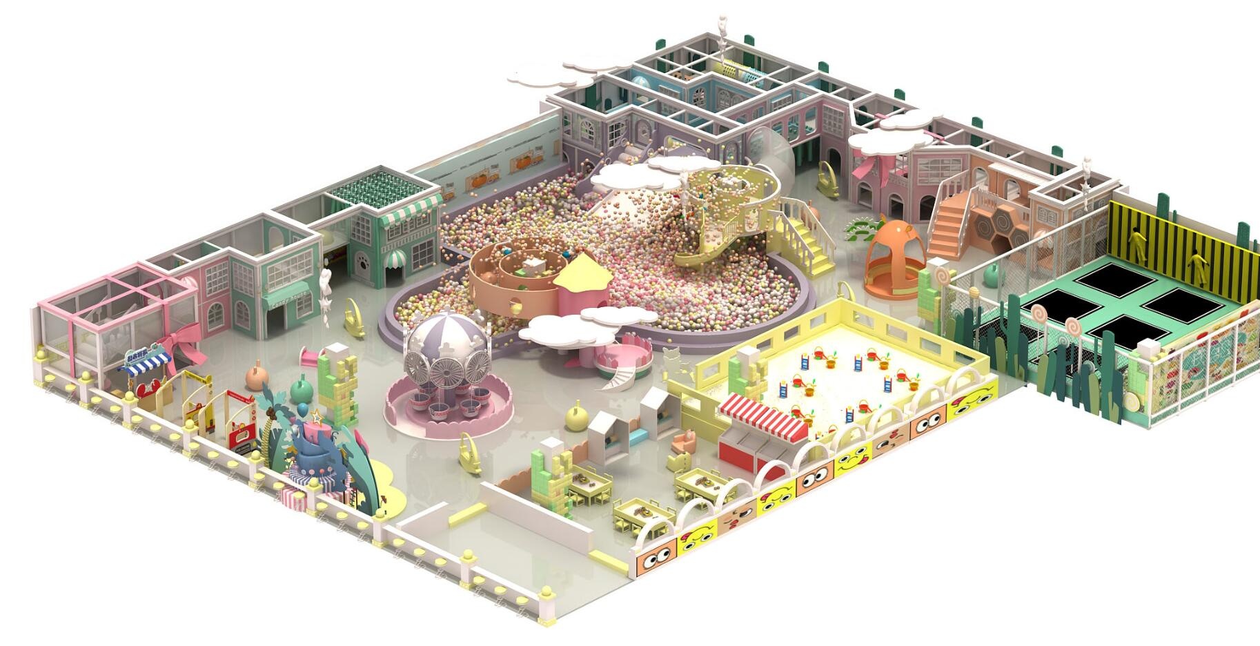China Indoor play centres for kids