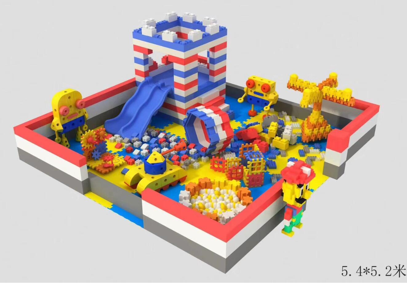 Kids building blocks playground