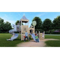 OUTDOOR PLAYGROUND EQUIPMENT FOR CHILDREN