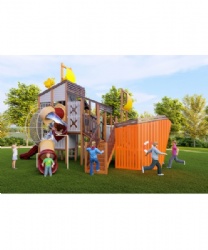 WOODEN OUTDOOR PLAYGROUND