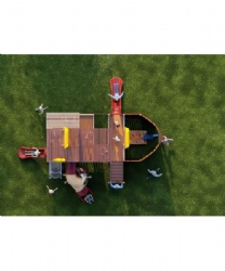 WOODEN OUTDOOR PLAYGROUND