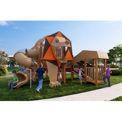 KIDS PLAYGROUND OUTDOOR WOOD