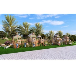 OUTDOOR WOODEN PLAYGROUND