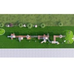 OUTDOOR WOODEN PLAYGROUND