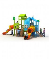 OUTDOOR WOODEN PLAYGROUND FOR CHILDREN