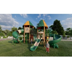 OUTDOOR SLIDE PLAYGROUND