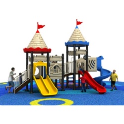 KIDS SLIDES OUTDOOR PLASTIC PLAYGROUND EQUIPMENT