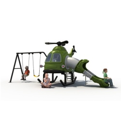 KIDS OUTDOOR PLAY ITEMS WITH SWING AND SLIDE