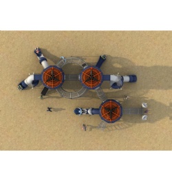 KIDS OUTDOOR PLASTIC PLAY GYM