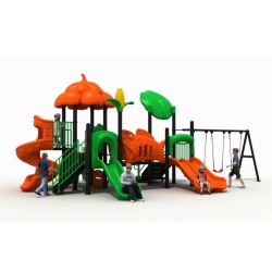 PLAYGROUND PLASTIC SLIDE