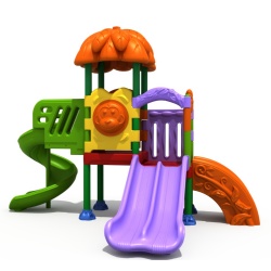 PLASTIC TUBE SLIDE PLAYGROUND