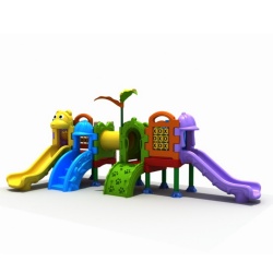 PLASTIC PLAYGROUND WITH SLIDE