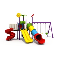 PLAY GROUND FOR KIDS OUTDOOR PLASTIC SLIDE