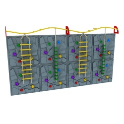 塑料攀岩墙 幼儿园