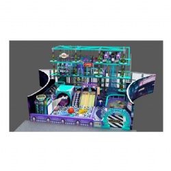 SPACESHIP MODULAR KIDS INDOOR PLAYGROUND