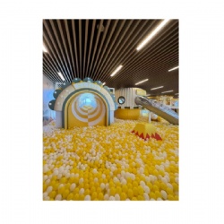 COLORFUL INDOOR PLAYGROUND EQUIPMENT WITH STAINLESS STEEL