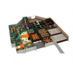 COMMERCIAL INDOOR PLAYGROUND MODULAR TRAMPOLINE PARK