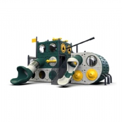 TANK THEME OUTDOOR PLAYGROUND SET FOR KIDS
