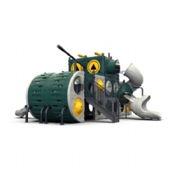 TANK THEME OUTDOOR PLAYGROUND SET FOR KIDS