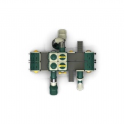 TANK THEME OUTDOOR PLAYGROUND SET FOR KIDS