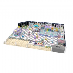 MODULAR AMUSEMENT PARK INDOOR TODDLER SOFT PLAY SET