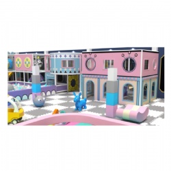 CANDY THEME COMMERCIAL INDOOR PLAYGROUND EQUIPMENT WITH BALL PIT