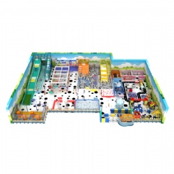 TRENDING CUSTOMIZED MULTIFUNCTION INDOOR PLAYGROUND WITH NINJA COURSE