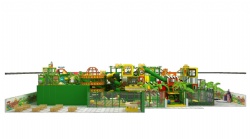 MODULAR INDOOR STRUCTURE WITH BIG TUNNEL SLIDE