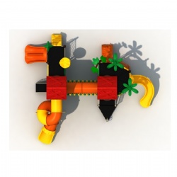 COLORFUL OUTDOOR PLAYGROUND STRUCTURE FOR KIDS