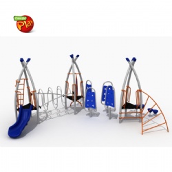 STYLISH HDPE OUTDOOR PLAYGROUND CLIMBING SET