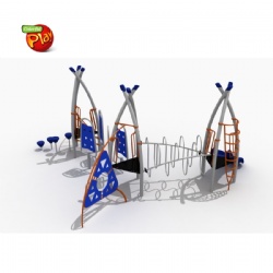 STYLISH HDPE OUTDOOR PLAYGROUND CLIMBING SET