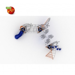 STYLISH HDPE OUTDOOR PLAYGROUND CLIMBING SET