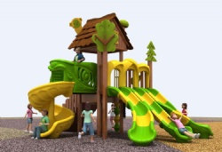 wooden play structure Europe design