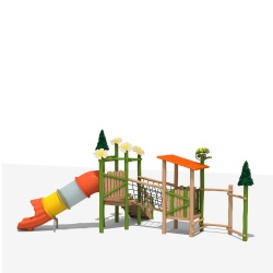 arch wooden playground