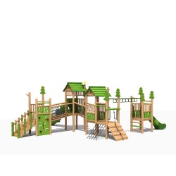 outdoor play structure wooden